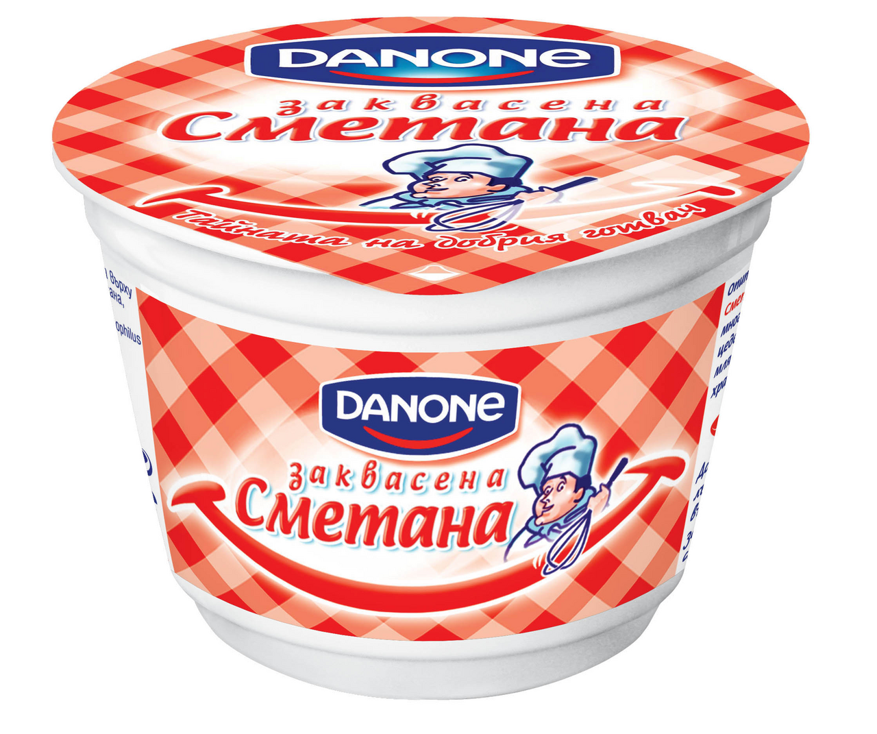 DANONE Заквасена сметана 6 бр 200 г