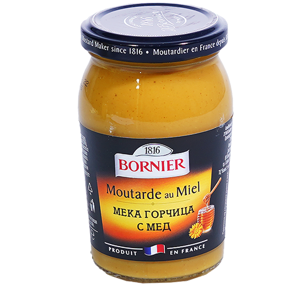 BORNIER Мека горчица амфора с мед 235г