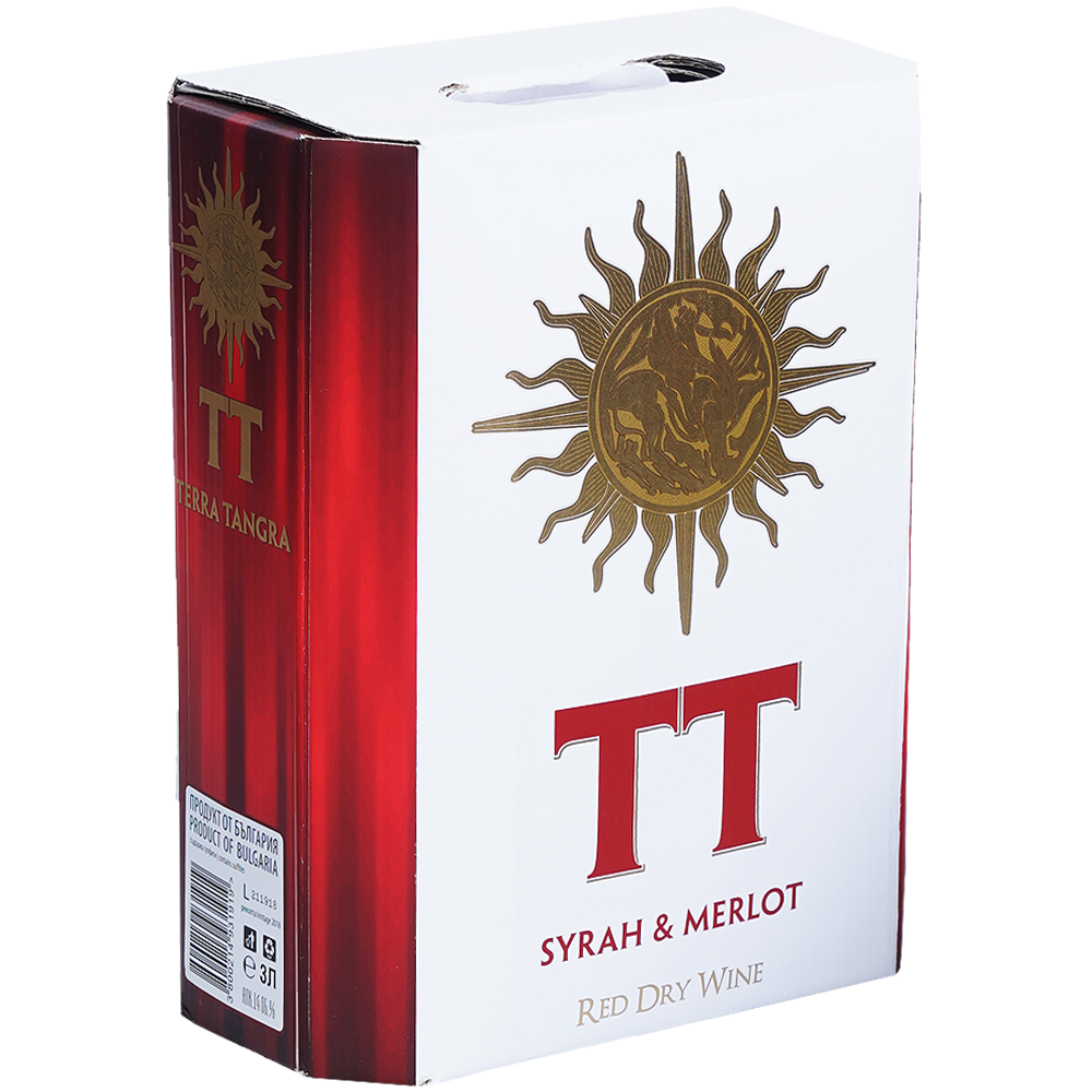 TERRA TANGRA TT Вино Сира и Мерло 3л