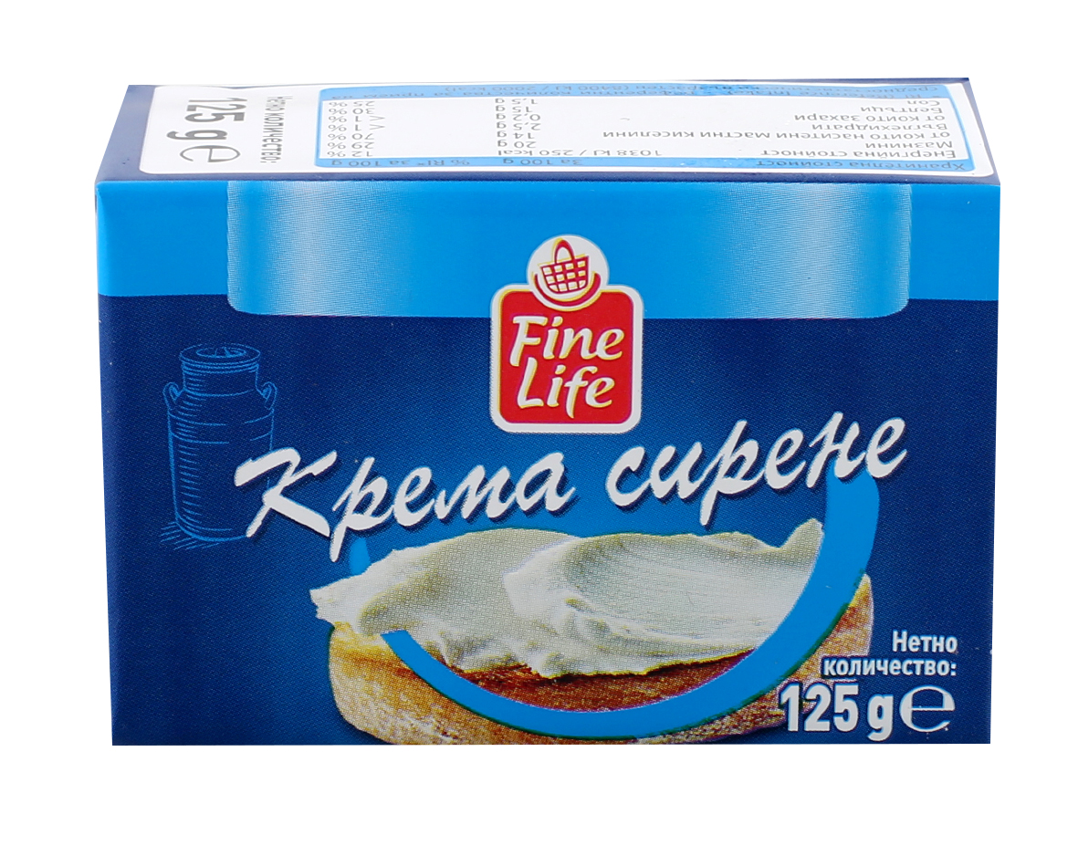 Fine Life Крема сирене 125г
