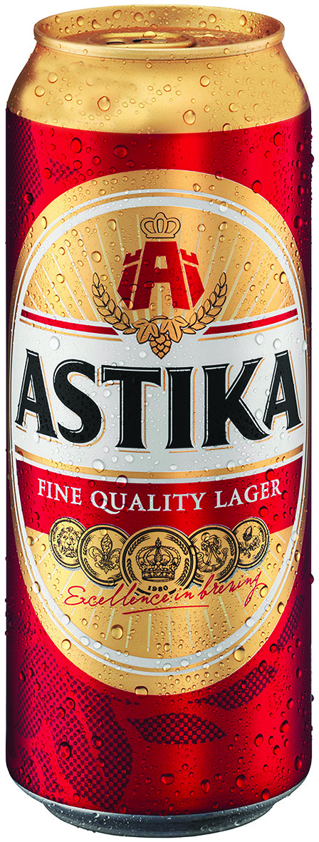 ASTIKA Бира светло кен 24 бр х 500 мл