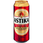 ASTIKA Бира светло кен 24 бр х 500 мл