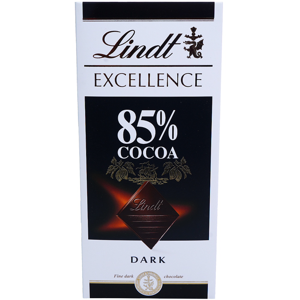 Lindt EXCELLENCE Шоколад 85 % какао 100 г