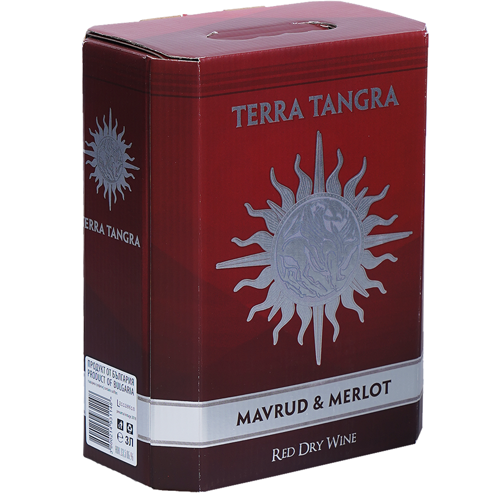 TERRA TANGRA Вино Мавруд и Мерло 3л