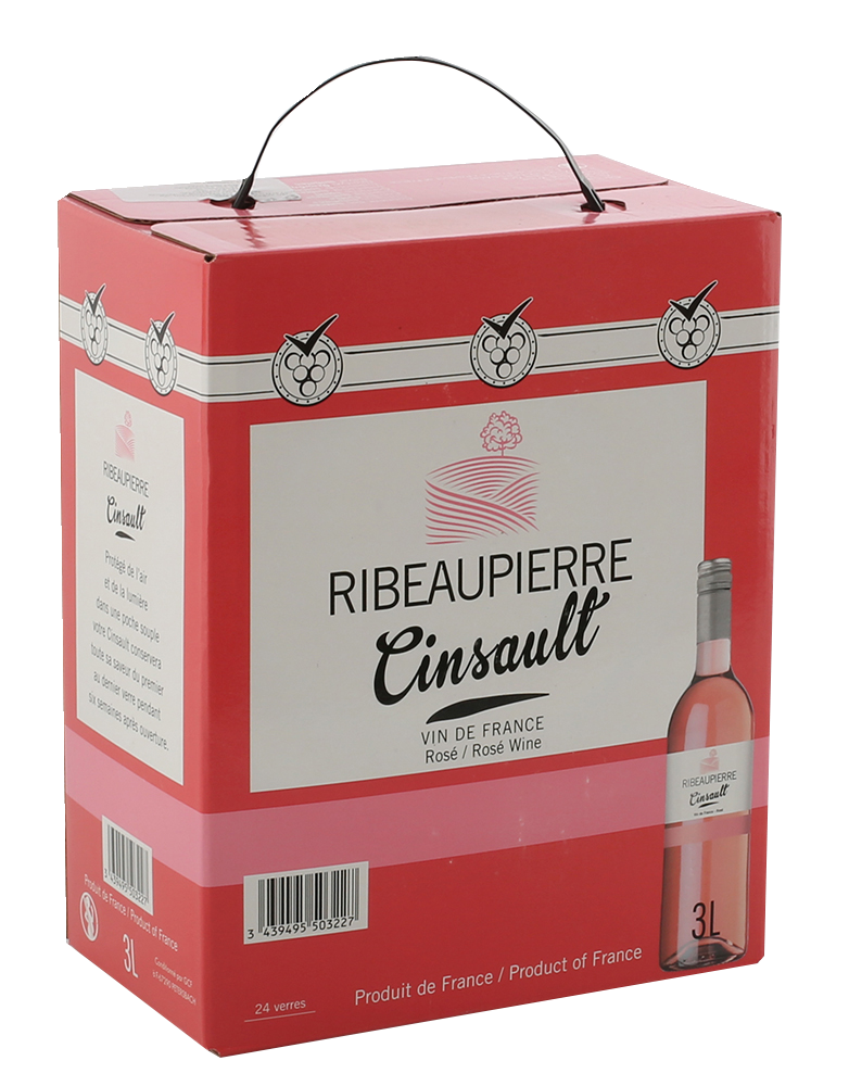RIBEAUPIERRE Вино Розе Сензо 11,5% 3 л