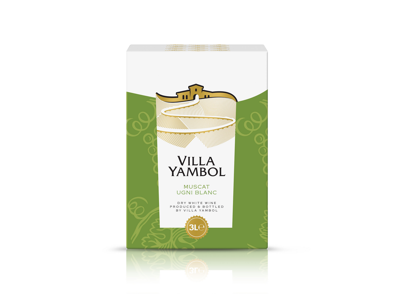 VILLA YAMBOL Вино Мускат ЮБ 3л