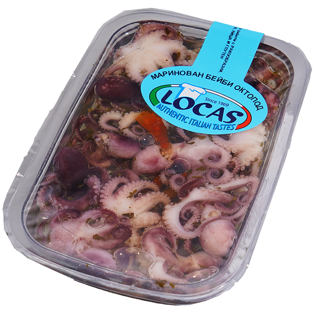 LOCAS Мариновани бейби октопод 200г