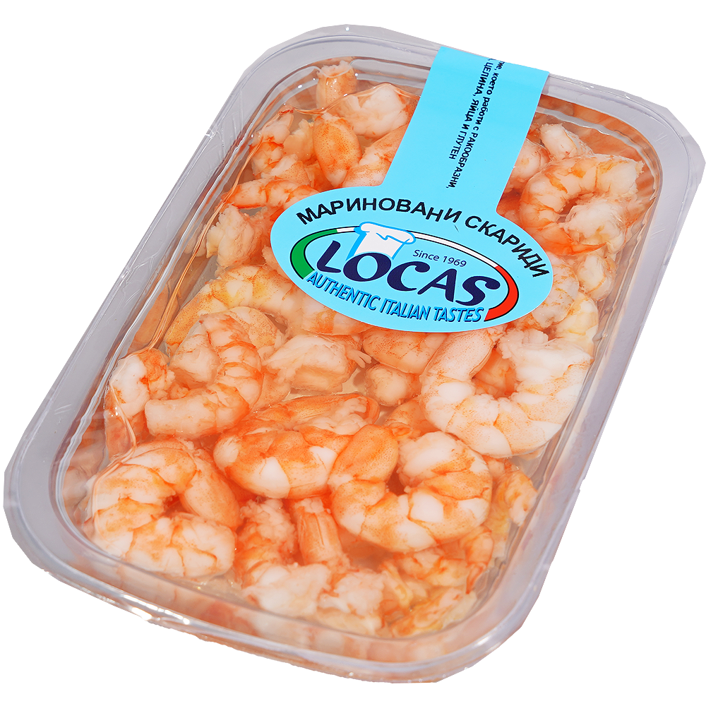 LOCAS Мариновани скариди 200г
