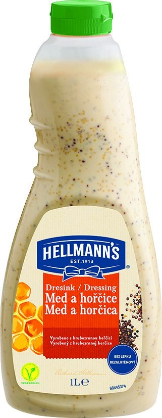 HELLMANN'S Дресинг мед и горчица 1л
