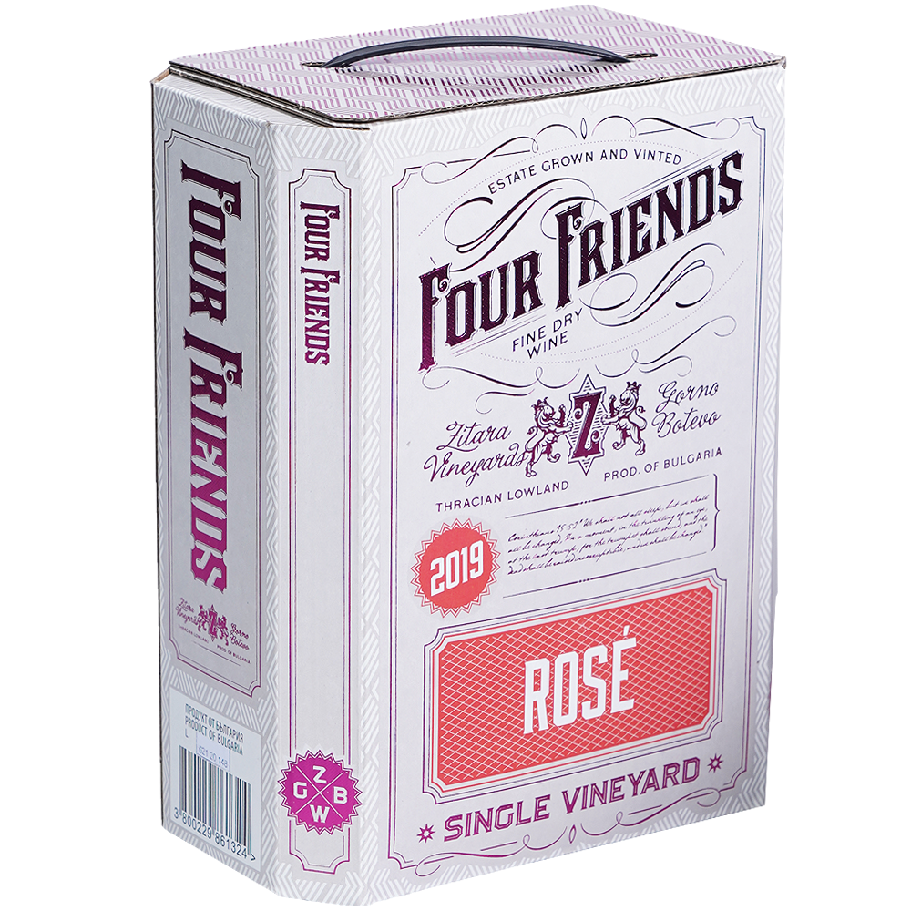 Four Friends Вино Розе 3 л