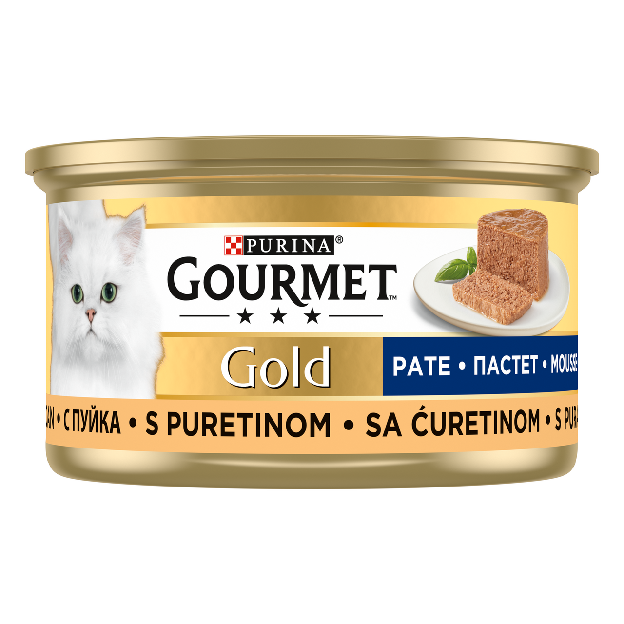 GOURMET Gold Пастет за котки с пуйка 85г