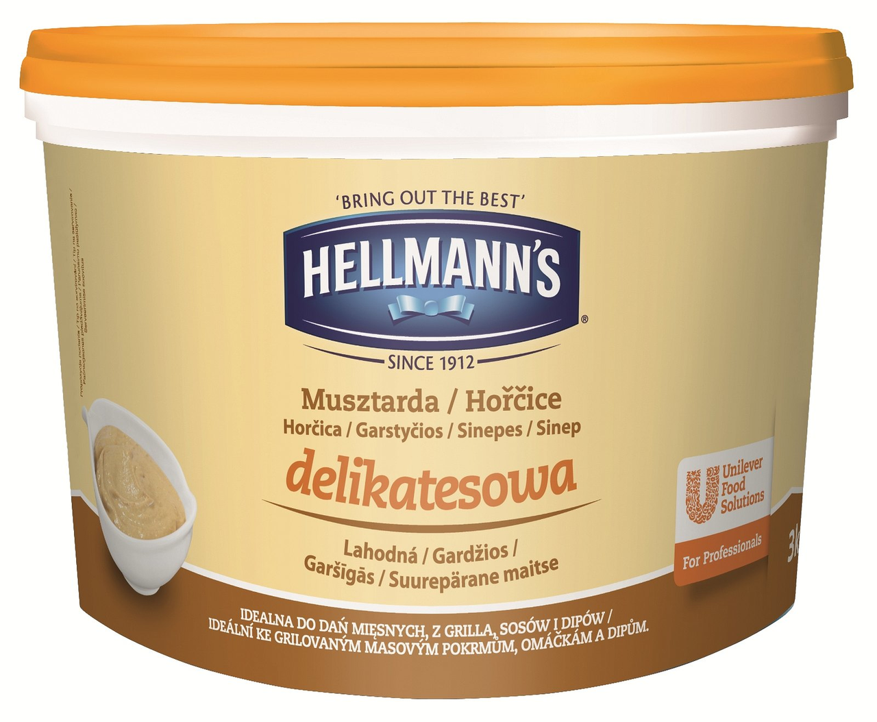 HELLMANN'S Горчица 3кг