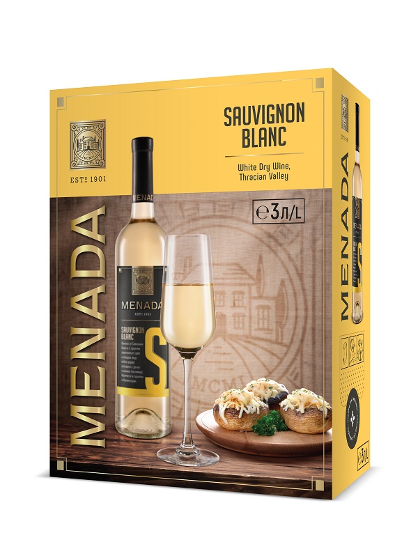 MENADA Вино Совиньон Блан 3л