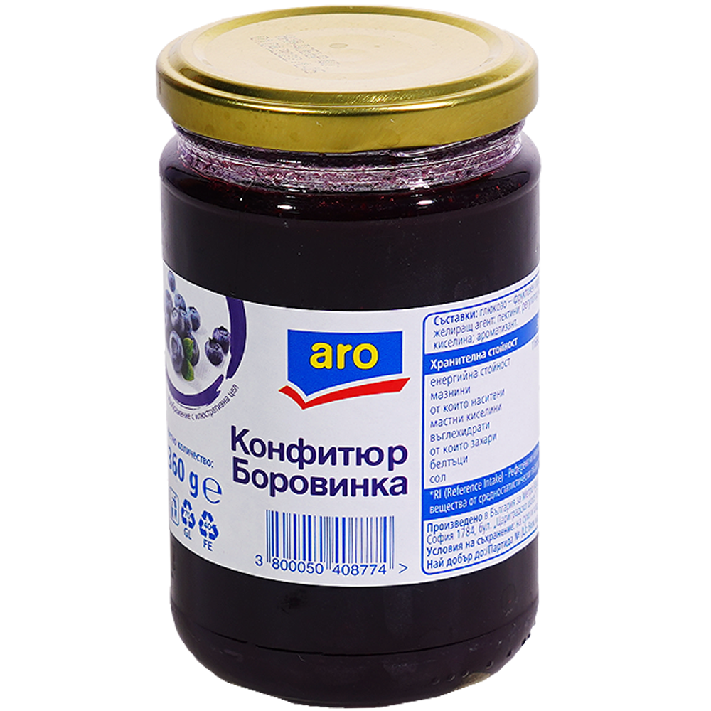 aro Конфитюр боровинка 35% 360г