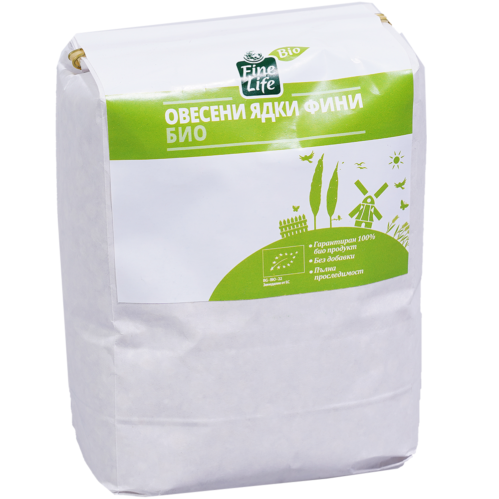 Fine Life Bio Фини овесени ядки 500г