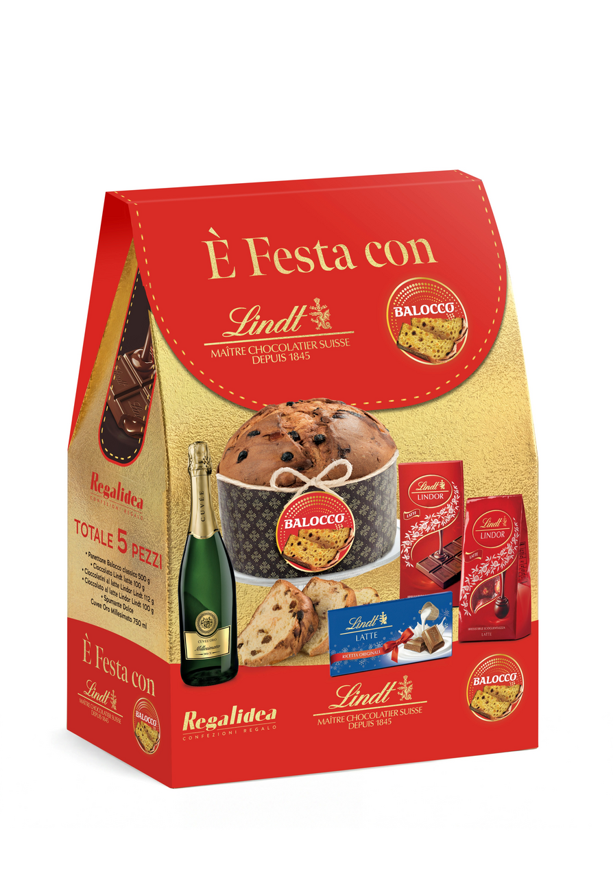 REGALIDEA Комплект Lindt enatale 5 част 1562 г