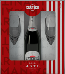 MARTINI ASTI Пенливо вино Асти + чаша 7,5% 750 мл