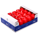 METRO PROFESSIONAL Свещи пури червени 48х100 20бр