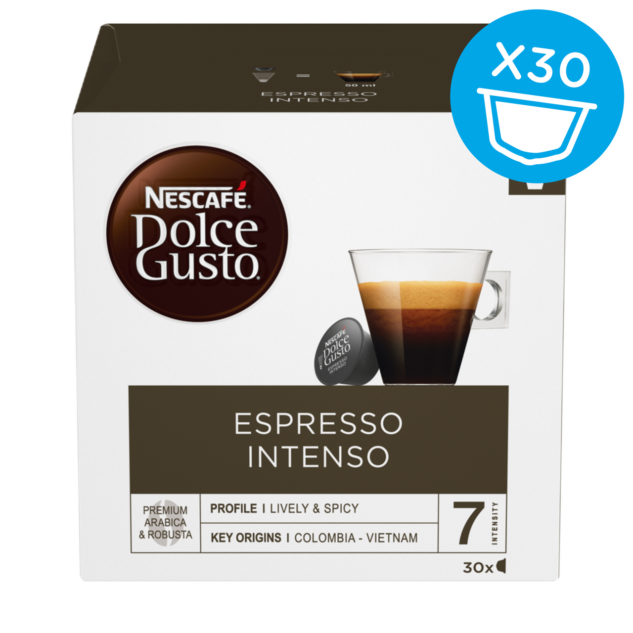 Dolce Gusto Кафе капсули Espresso Intenso ( 30 x 8 г ) 240 г