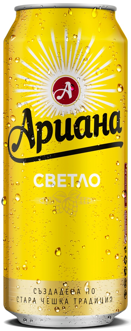 АРИАНА Бира светло кен трей 13,5% 12 x 0,500 л