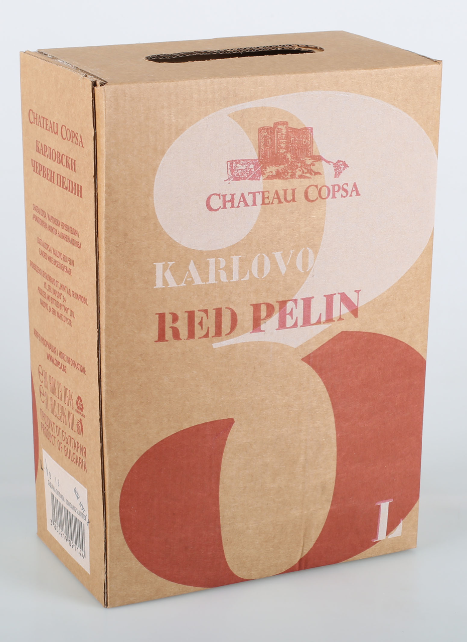 KARLOVO Вино Копса червен пелин 3л