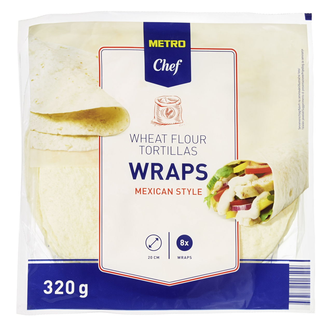 METRO Chef Тортила питки 8брх20см 320г