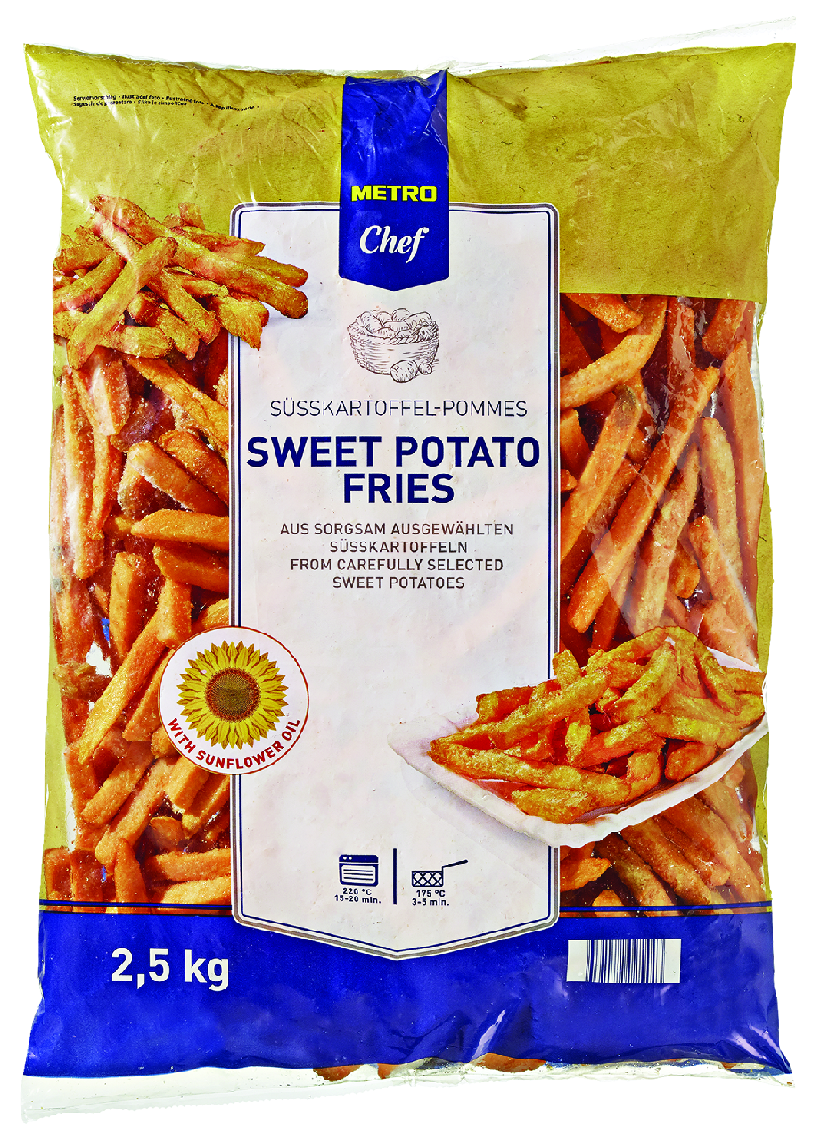 METRO Chef Сладки картофи бланширани 2,5кг