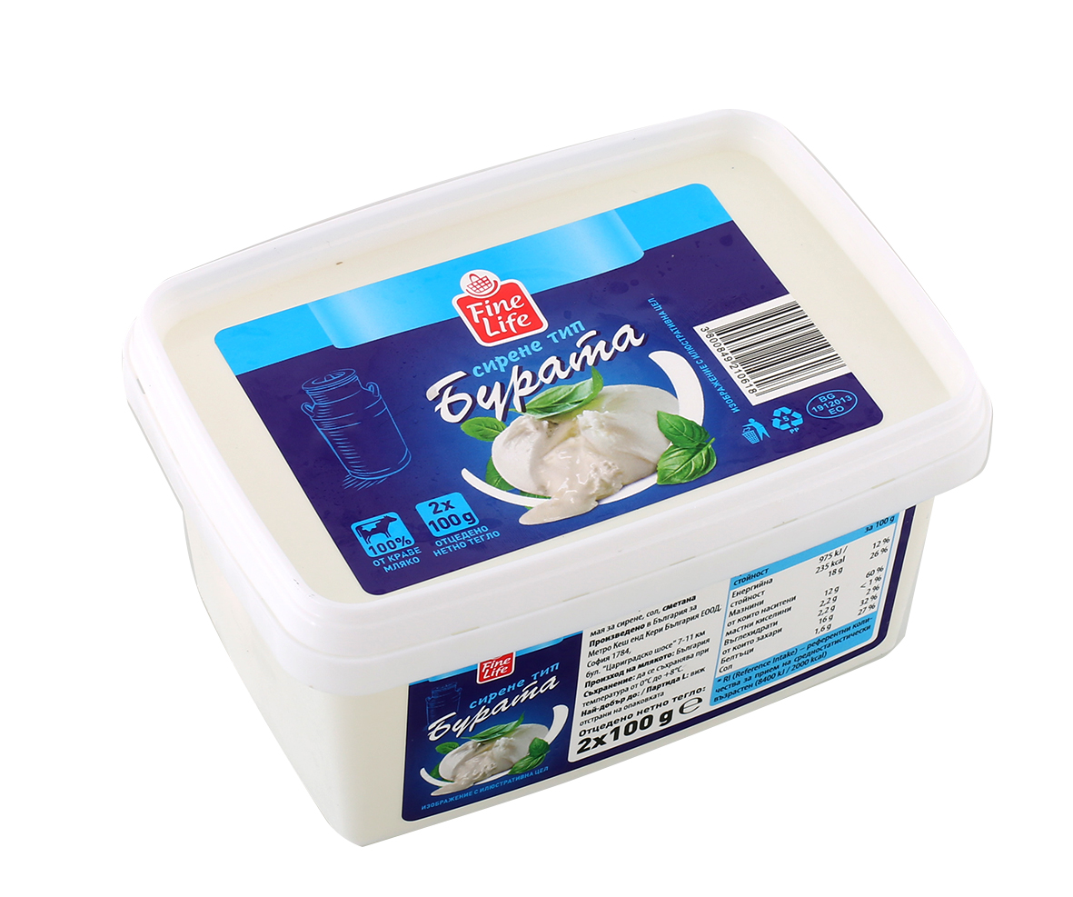 Fine Life Сирене тип бурата (2 х 100 г) 200 г