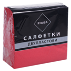 RIOBA Салфетки Червени 33х33 100бр