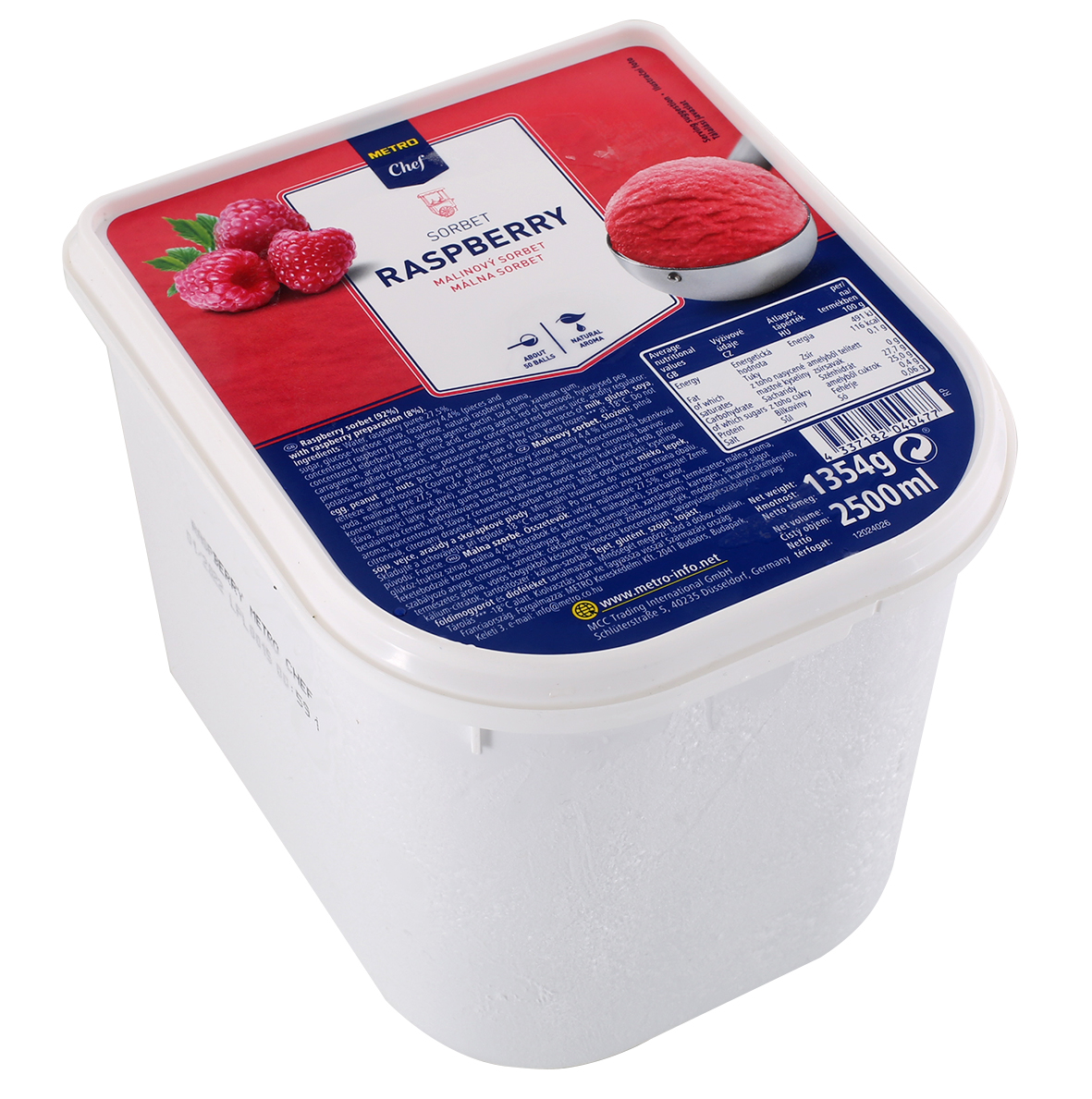 METRO Chef Сорбе малини 2,5л