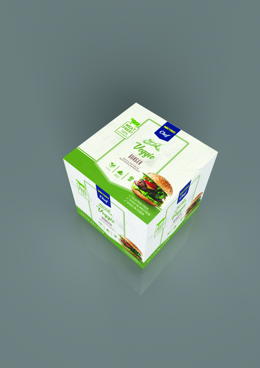 METRO Chef Бургер Веган (16 бр х 113,5 г), пакет 1,816 кг