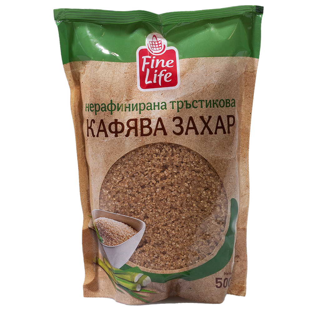 Fine Life Кафява захар 500г