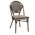 METRO PROFESSIONAL Стол без подлакътник алуминий, ратан