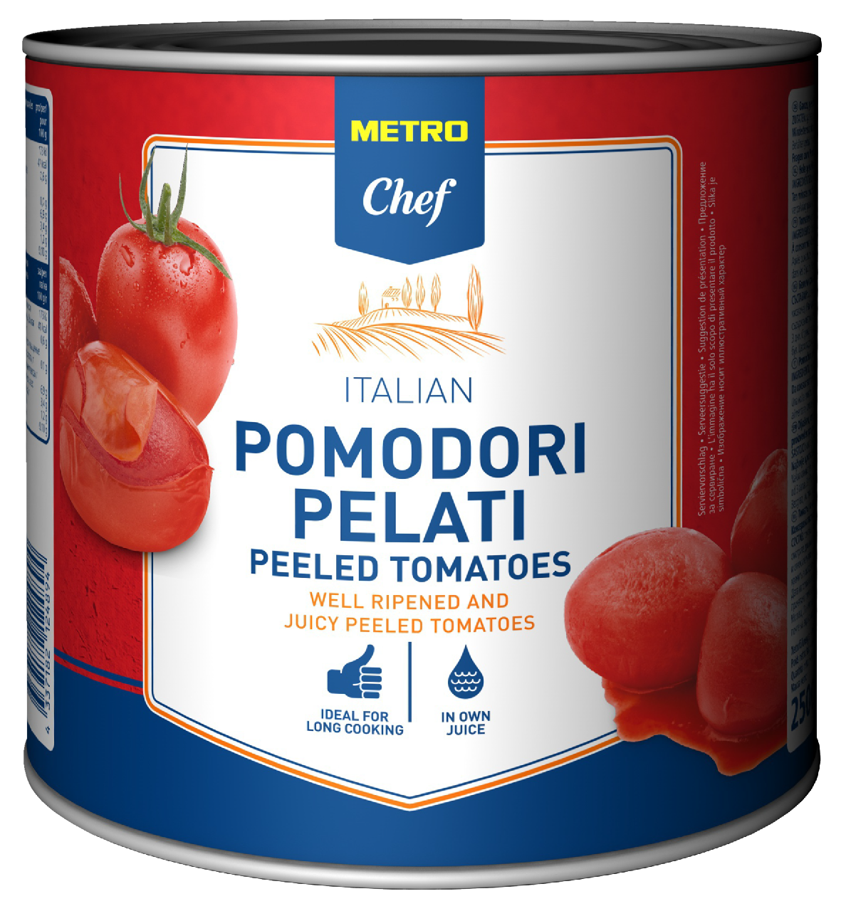 METRO Chef Домати цели белени 2,5кг