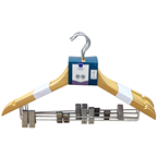 METRO PROFESSIONAL Дървени закачалки 6бр