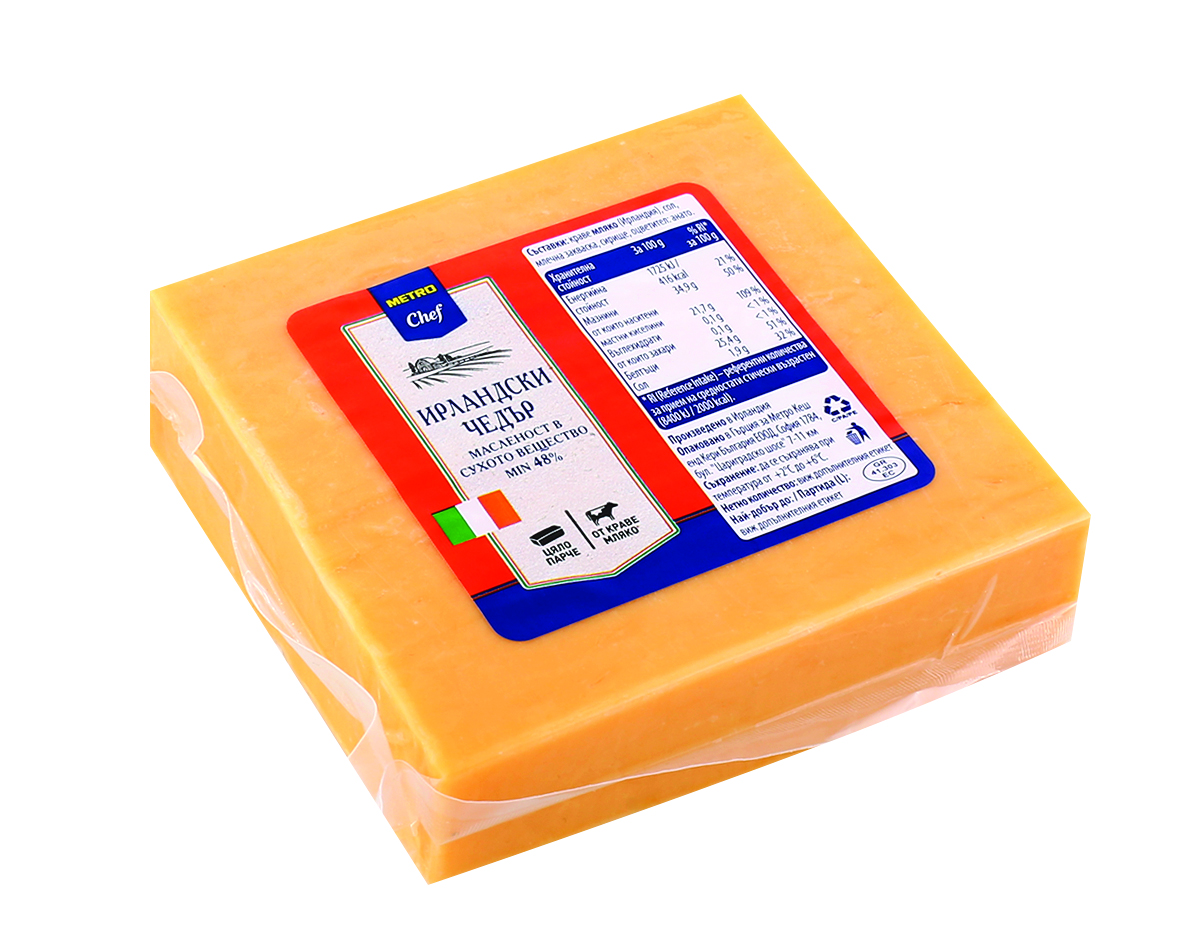 METRO Chef Чедър ирландски ~300г