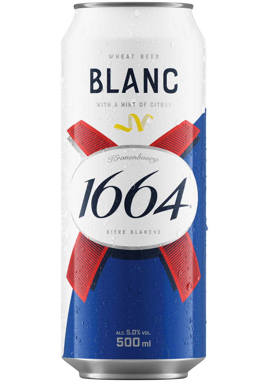 KRONENBURG BLANC Бира 1664 кен 1 бр 330 мл