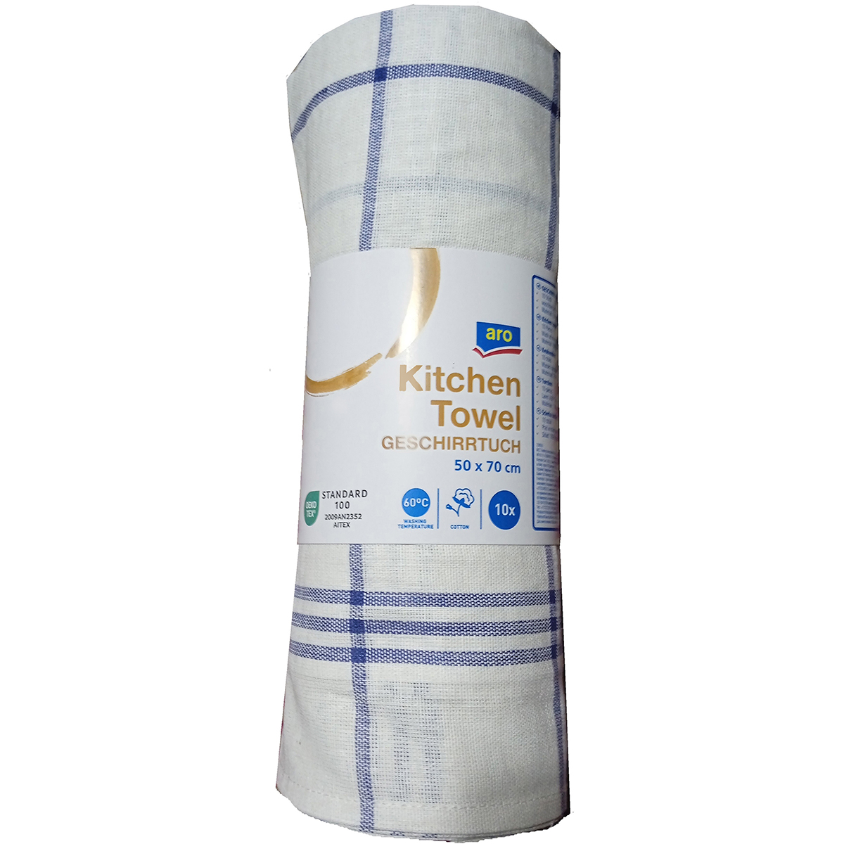 aro Кухненски кърпи тъмно синьо 50х70см 10бр