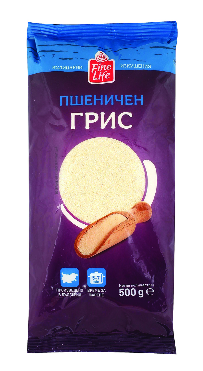 Fine Life Пшеничен грис 500г.