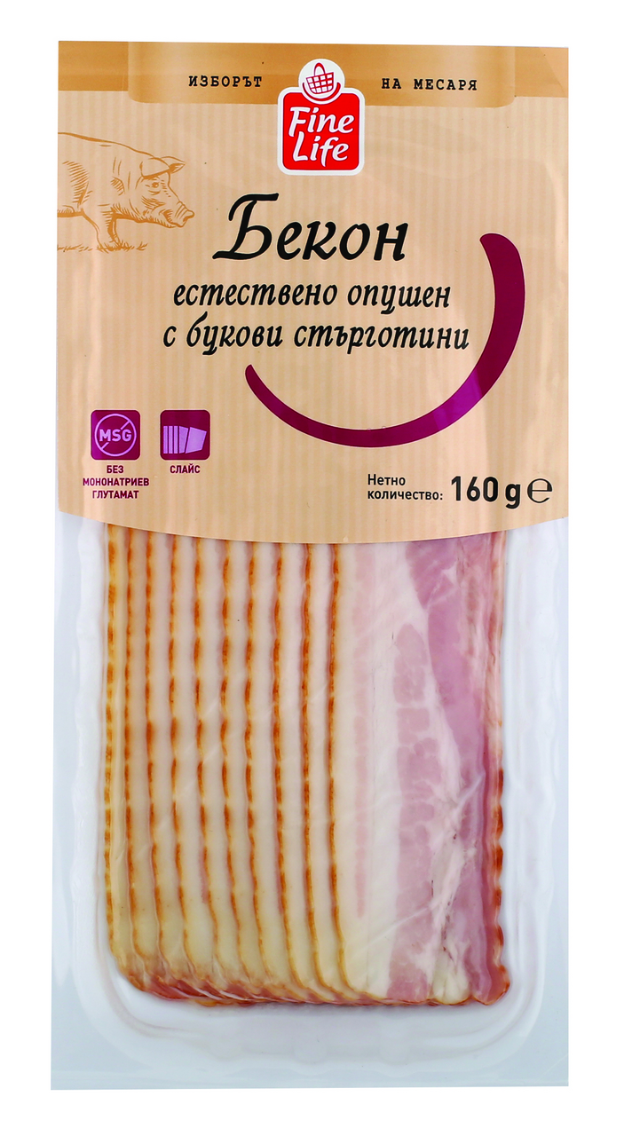 Fine Life Бекон слайс 160г