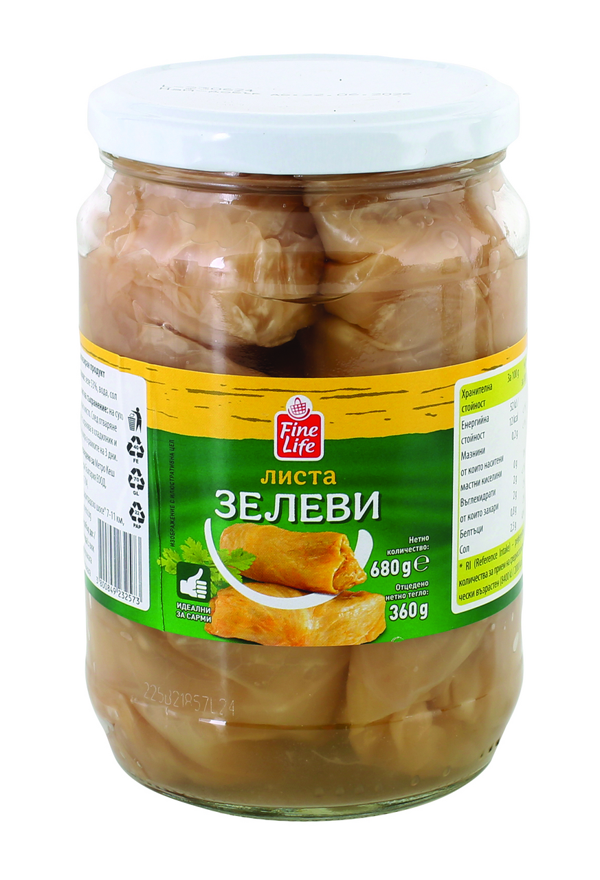 Fine Life Зелеви листа 680г