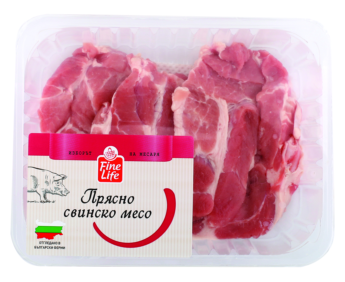 Fine Life Свински врат без кост 560г