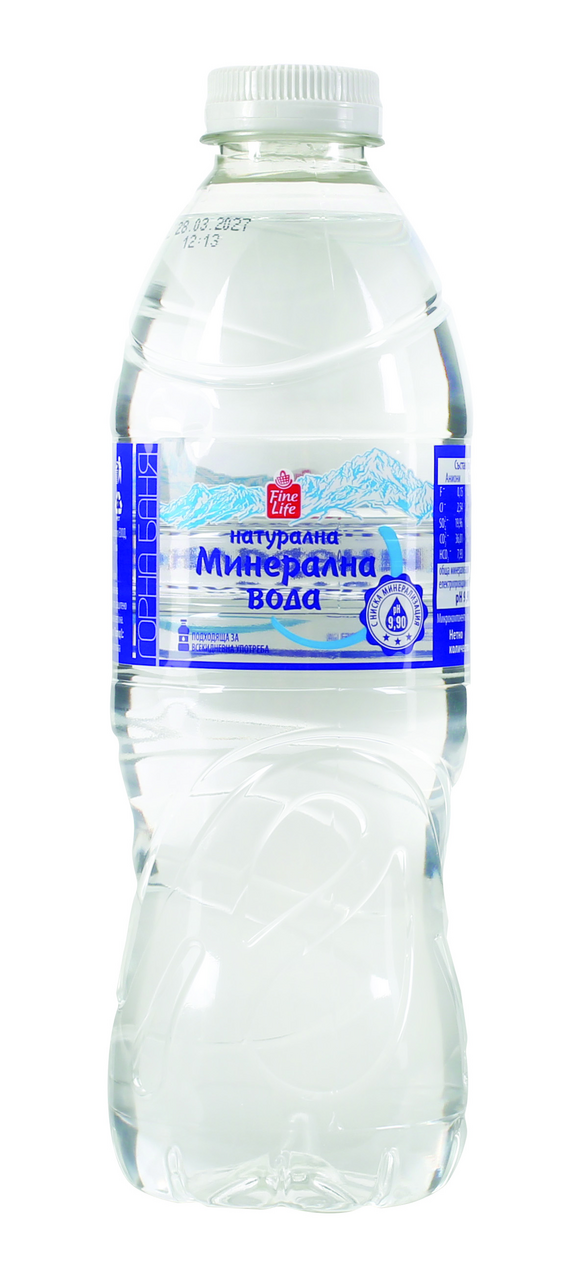 Fine Life Натурална минерална вода 12 бр x 0,5 л / 6000 мл