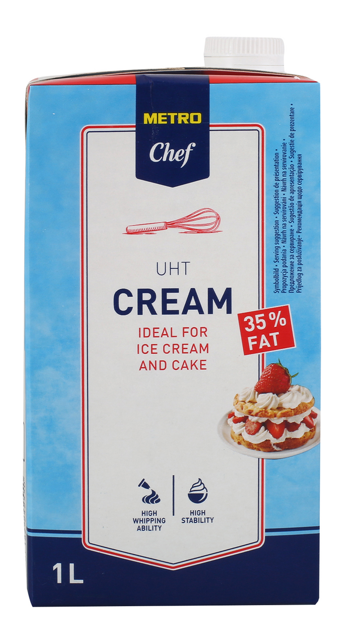 METRO Chef Сметана млечна UHT 35% 1л