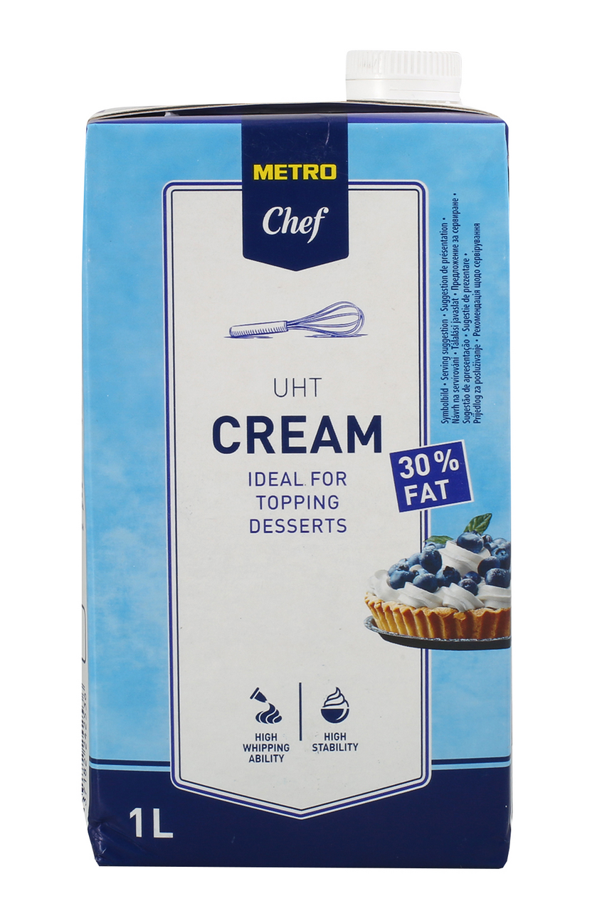 METRO Chef Сметана млечна UHT 30% 1л