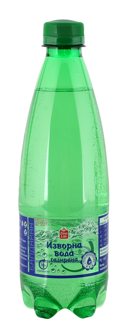 Fine Life Газирана вода изворна ( 12 бр х 500 мл ) 6 л