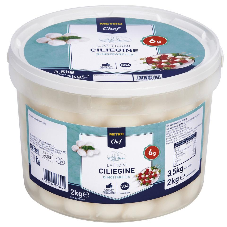 METRO Chef Бейби моцарела 6г 2 кг