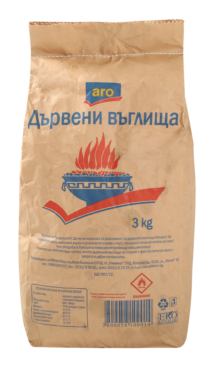 aro Дървени въглища 3кг