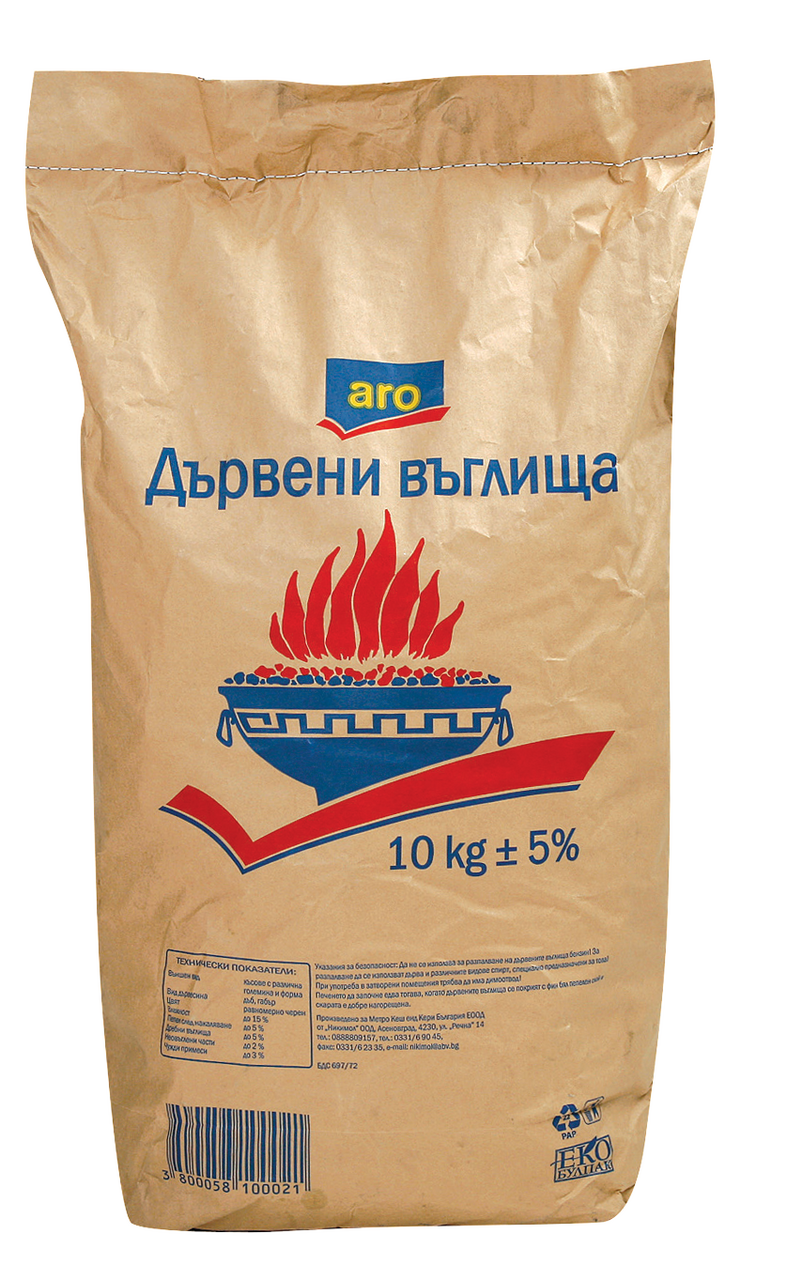 aro Дървени въглища 10кг