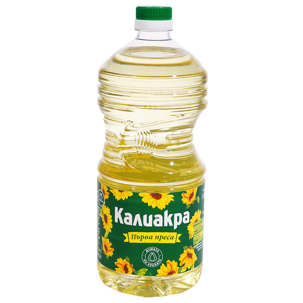 КАЛИАКРА Слънчогледово олио рафинирано 2л